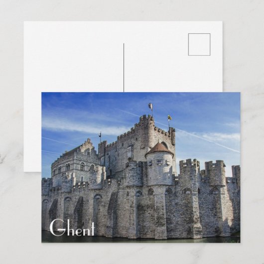 Castle of the Counts in Gent Briefkaart (Voorkant / Achterkant)