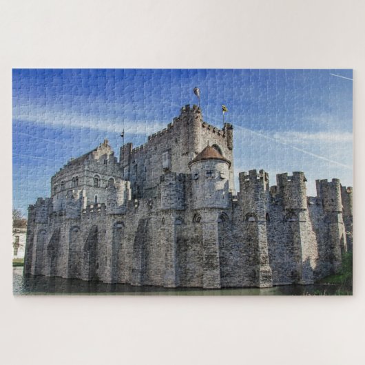 Castle of the Counts in Gent Legpuzzel (Horizontaal)