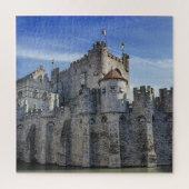 Castle of the Counts in Gent Legpuzzel (Verticaal)