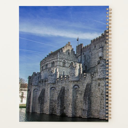 Castle of the Counts in Gent Planner (Achterkant)