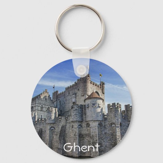 Castle of the Counts in Gent Sleutelhanger (Voorkant)