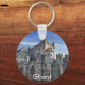 Castle of the Counts in Gent Sleutelhanger (Achterkant)