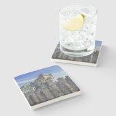 Castle of the Counts in Gent Stenen Onderzetter (Zijkant)