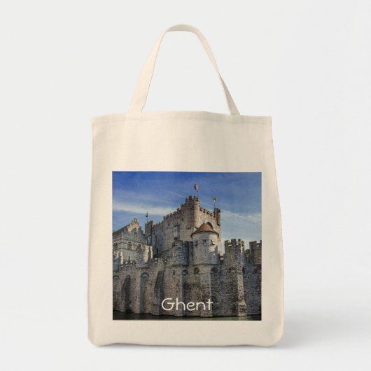 Castle of the Counts in Gent Tote Bag (Voorkant)