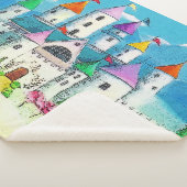 Castle of the Princesses Sherpa Blanket Deken (3/4)