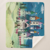 Castle of the Princesses Sherpa Deken (Voorkant)