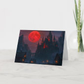 Castle of the Vampire's Blood Feestdagen Kaart (Voorkant)