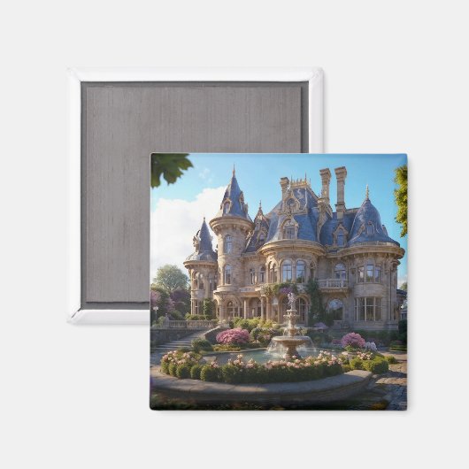 Castle of Victoriaans Splendor Magneet (Voorkant / Achterkant)