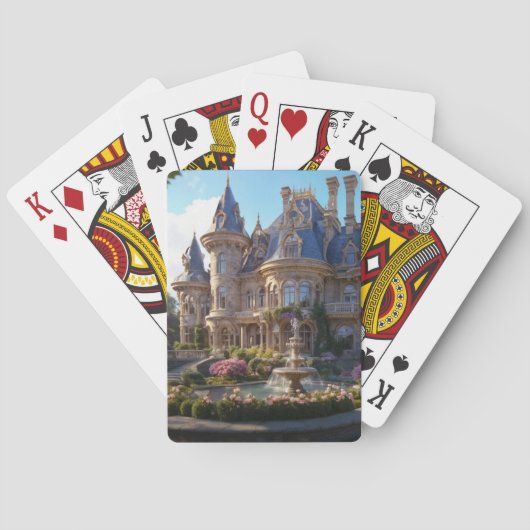 Castle of Victoriaans Splendor Pokerkaarten (Achterkant)