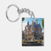 Castle of Victoriaans Splendor Sleutelhanger (Voorkant Links)