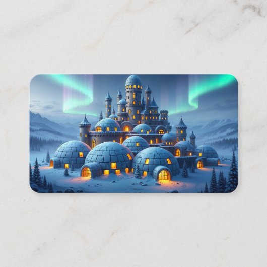 Castle of Winter Hearth Bookmark Visitekaartje (Voorkant)