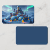 Castle of Winter Hearth Bookmark Visitekaartje (Voorkant / Achterkant)