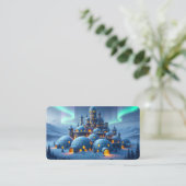 Castle of Winter Hearth Bookmark Visitekaartje (Staand voorkant)