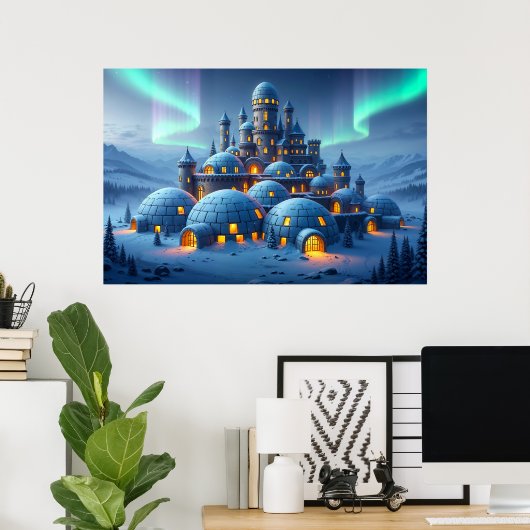 Castle of Winter Hearth Poster (Thuiskantoor)