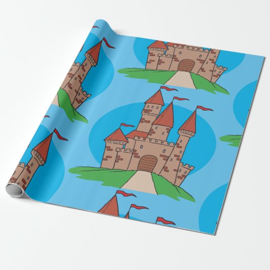 Castle on a Hill Cadeaupapier (Uitgerold)