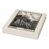 Castle on a Hill Rubber Stamp Rubberstempel (Stempel)