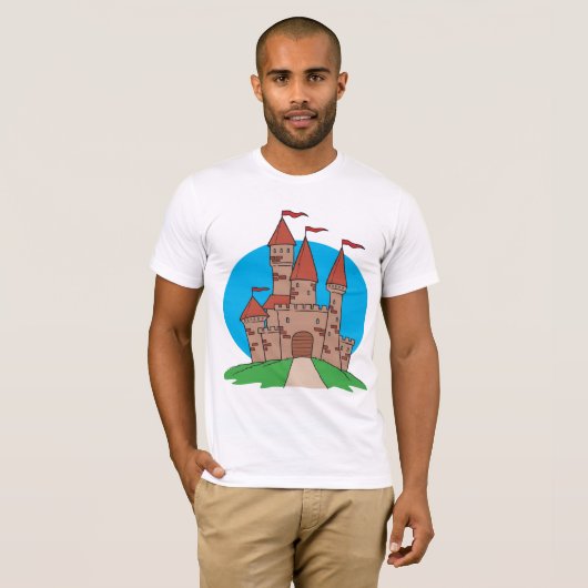 Castle on a Hill T-shirt (Voorkant volledig)