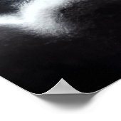 Castle on rock in stormy zee | AI Art Poster (Hoek)