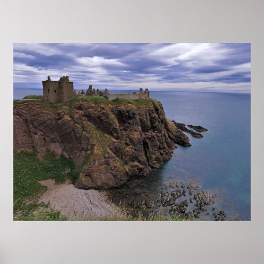 Castle op de Cliff Poster (Voorkant)