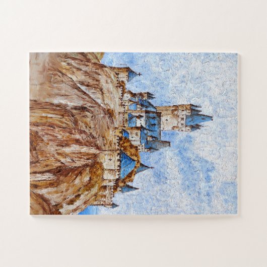 Castle op de Rijn Legpuzzel (Horizontaal)