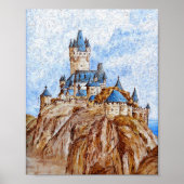 Castle op de Rijn Poster (Voorkant)