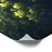 Castle op een heuvel in het bos | AI Art Poster (Hoek)