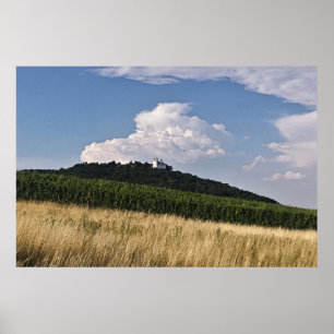 Castle op een Hill Poster