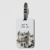 Castle Owl Be Seeing You Bagagelabel (Voorkant (verticaal))