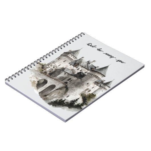 Castle Owl Be Seeing You Notitieboek (Linkerzijde)