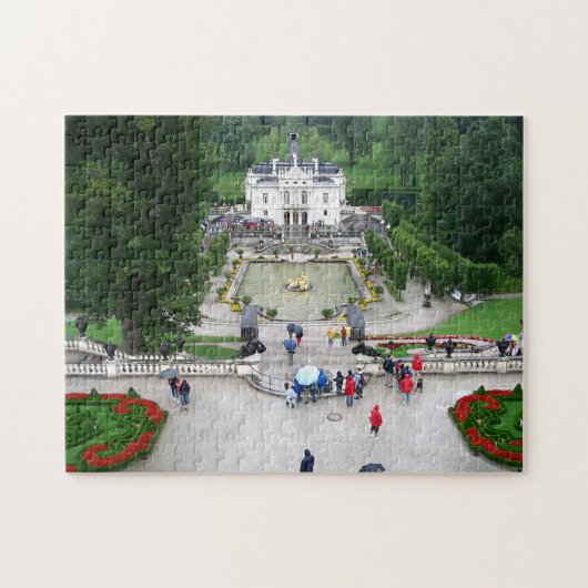 Castle Park Linderhof in Beieren, Duitsland Legpuzzel (Horizontaal)