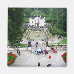 Castle Park Linderhof in Beieren, Duitsland Magneet