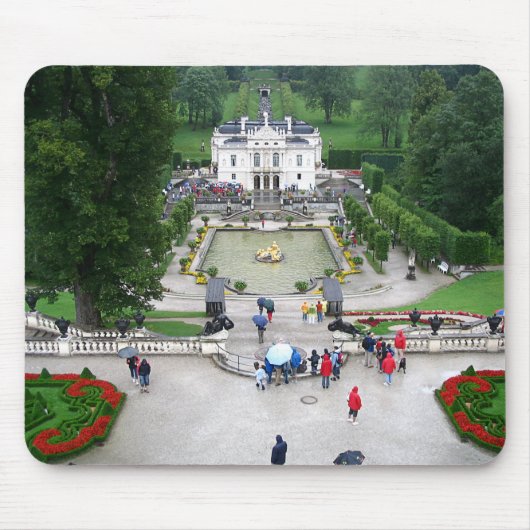 Castle Park Linderhof in Beieren, Duitsland Muismat (Voorkant)