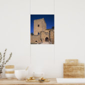 Castle Pedraza, Castilla León, Spanje 2 Poster (Keuken)