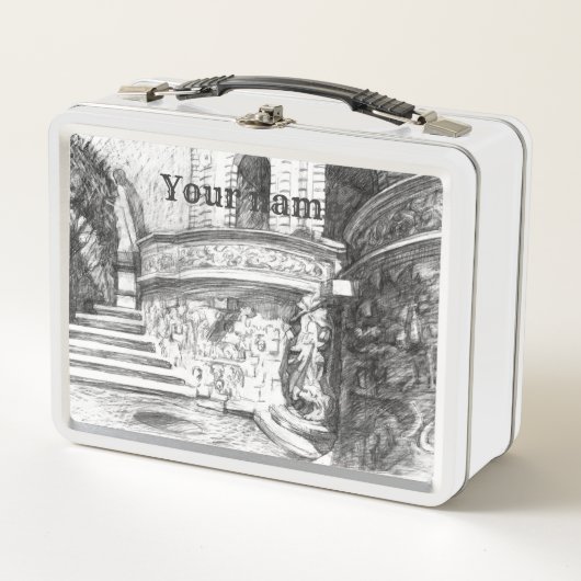 Castle pencilart Monochrome Black & White (Voorkant)