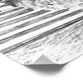 Castle pencilart Monochrome Black & White Poster (Hoek)