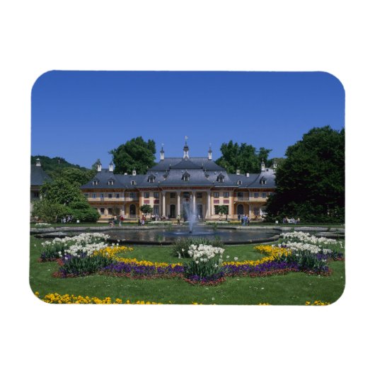 Castle Pillnitz, Dresden, Saksen, Duitsland Magneet (Horizontaal)