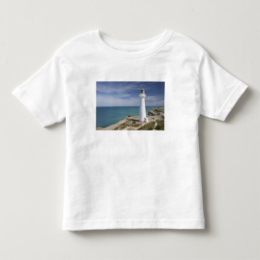 Castle Point Lighthouse, Castlepoint, Wairarapa, Kinder Shirts (Voorkant)