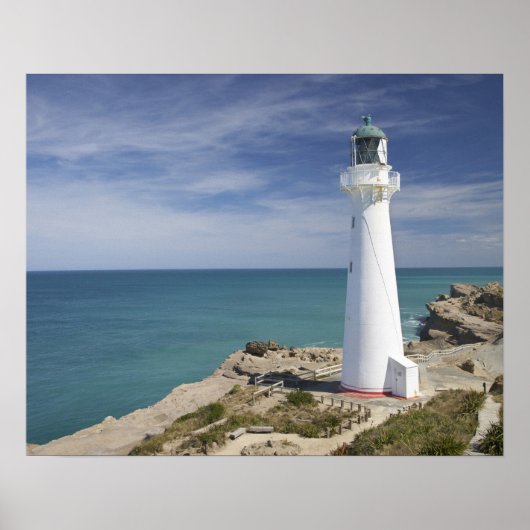 Castle Point Lighthouse, Castlepoint, Wairarapa, Poster (Voorkant)