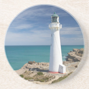 Castle Point Lighthouse, Castlepoint, Wairarapa, Zandsteen Onderzetter