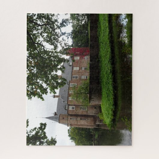 Castle Puzzle: Slot Zuylen in Nederland Legpuzzel (Verticaal)