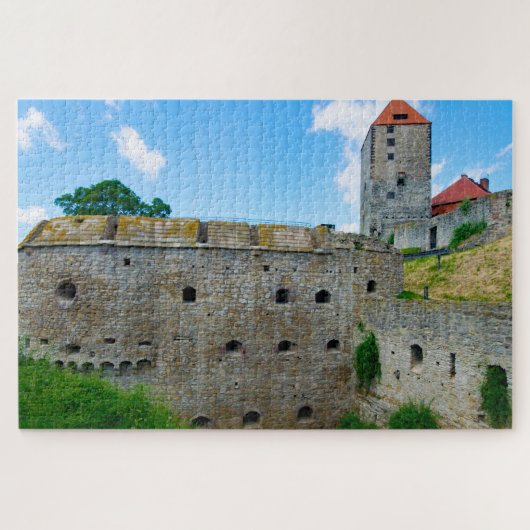 Castle Querfurt Saksen. Legpuzzel (Horizontaal)