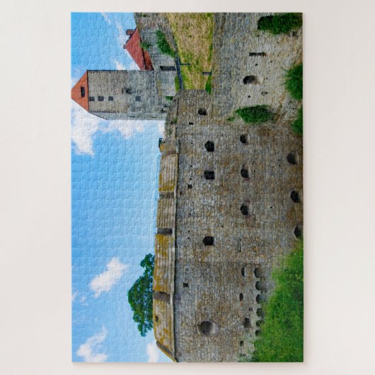 Castle Querfurt Saksen. Legpuzzel (Verticaal)