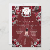 Castle Quinceañera, Red & Silver Princess Kaart (Voorkant)