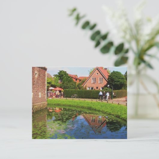 Castle Raesfeld (Duitsland) Briefkaart (Staand voorkant)