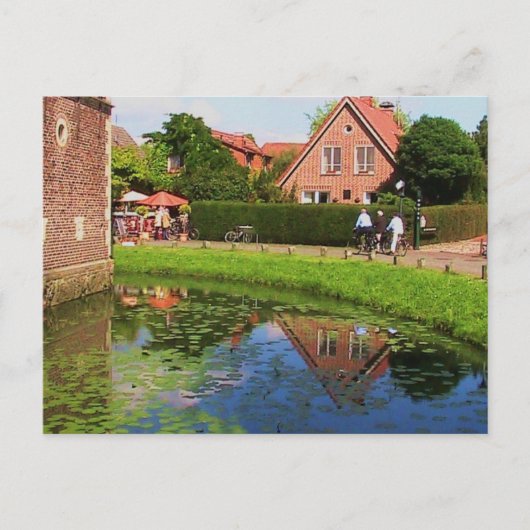 Castle Raesfeld (Duitsland) Briefkaart (Voorkant)