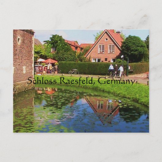 Castle Raesfeld (Duitsland) Briefkaart (Voorkant)