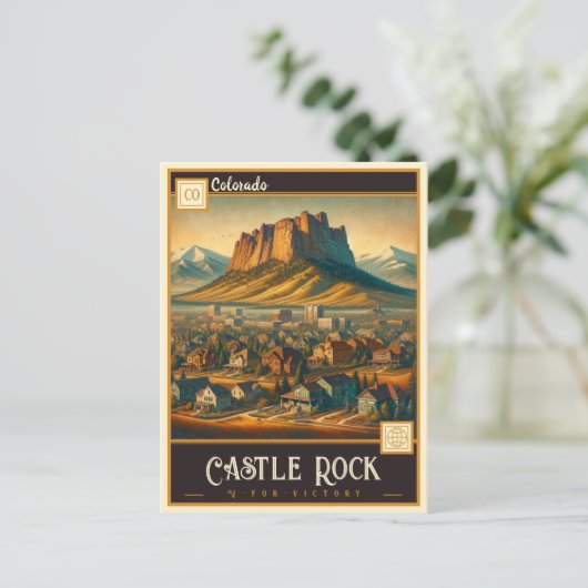 Castle Rock, Colorado | BRIEFKAART (Staand voorkant)