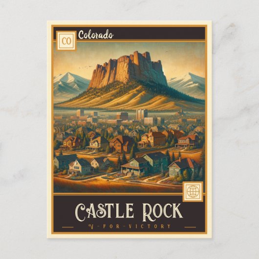 Castle Rock, Colorado |  BRIEFKAART (Voorkant)