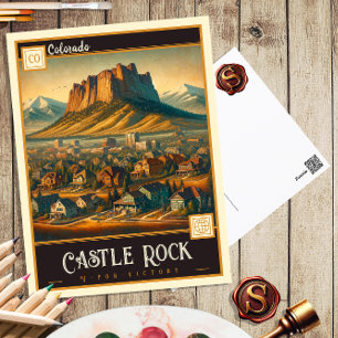 Castle Rock, Colorado    BRIEFKAART