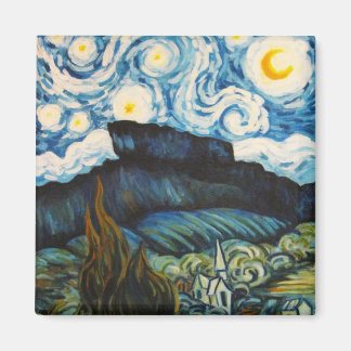 Castle Rock Colorado, meester-impressionistische m Magneet